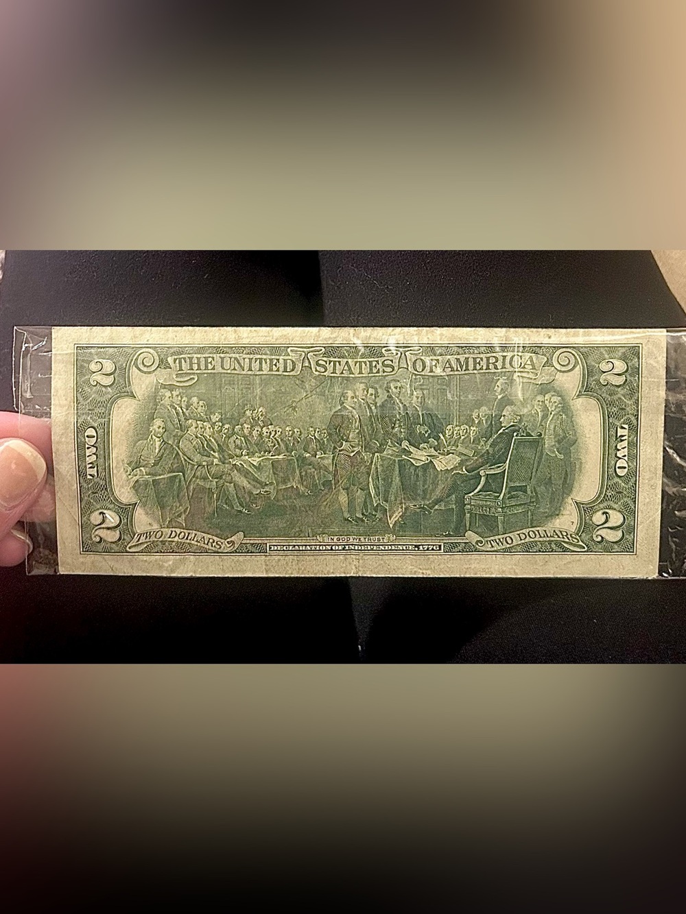 RARE $2 Bill Error UNEVEN CUT
